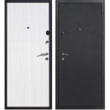 Дверь мет. 7,5см Гарда муар Белый ясень (860мм) левая (Карат)