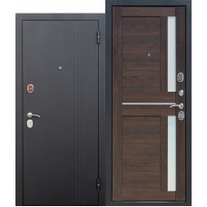 Дверь мет. 7,5 см Нью-Йорк Каштан мускат Царга (960мм) левая (Кале)