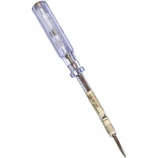 Отвертка индикаторная. Голубая ручка 100-500 В, 190мм (56529)