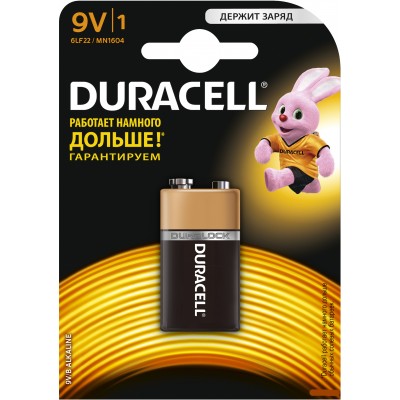 Батарейка DURACELL 9V K1