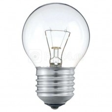 лампа 40Вт Р  Е-27 прозрачный шар