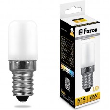 25295 FERON Лампа светодиодная 2W 230V E14 2700K LB-10